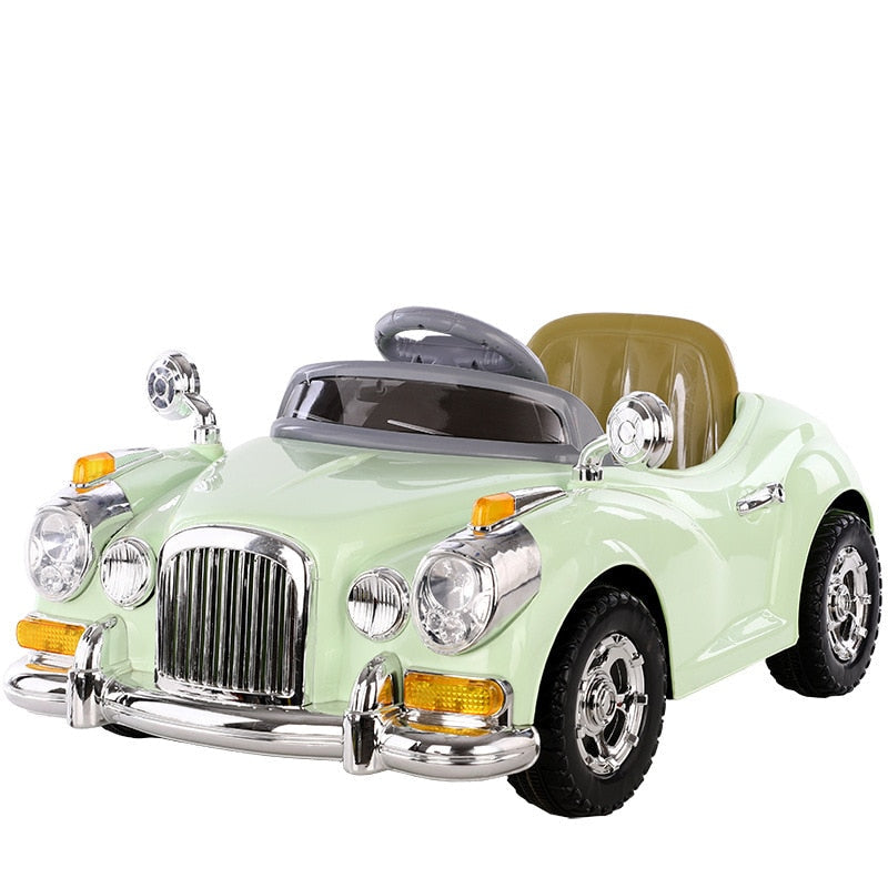 Buy New Type Of Children's Electric Car Four Wheel Double Drive Can Sit Remote Control Master Boys And Girls Vintage car - sams toy world shops in Ahmedabad - call on 9664998614 - best kids stores in Gujarat - Near me - discounted prices