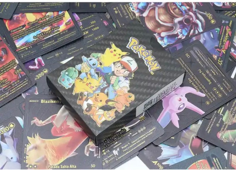 Pokemon Card Foil BLACK PACK 55 CARDS Tcg gx, vmax gx, card | Sams Toy - samstoy.in