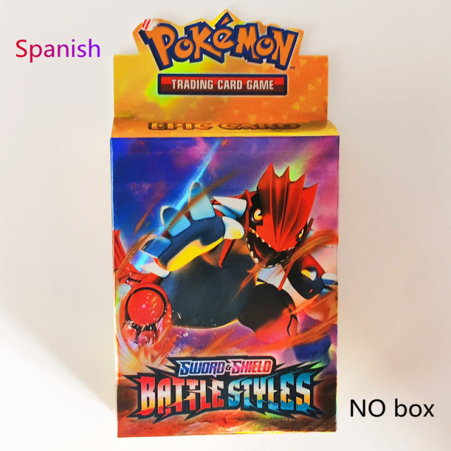 Pokemon Cards V Vmax Box TCG Sun Moon Evolution | Booster Shinny Card | Toy Kids Birthday Gift - samstoy.in