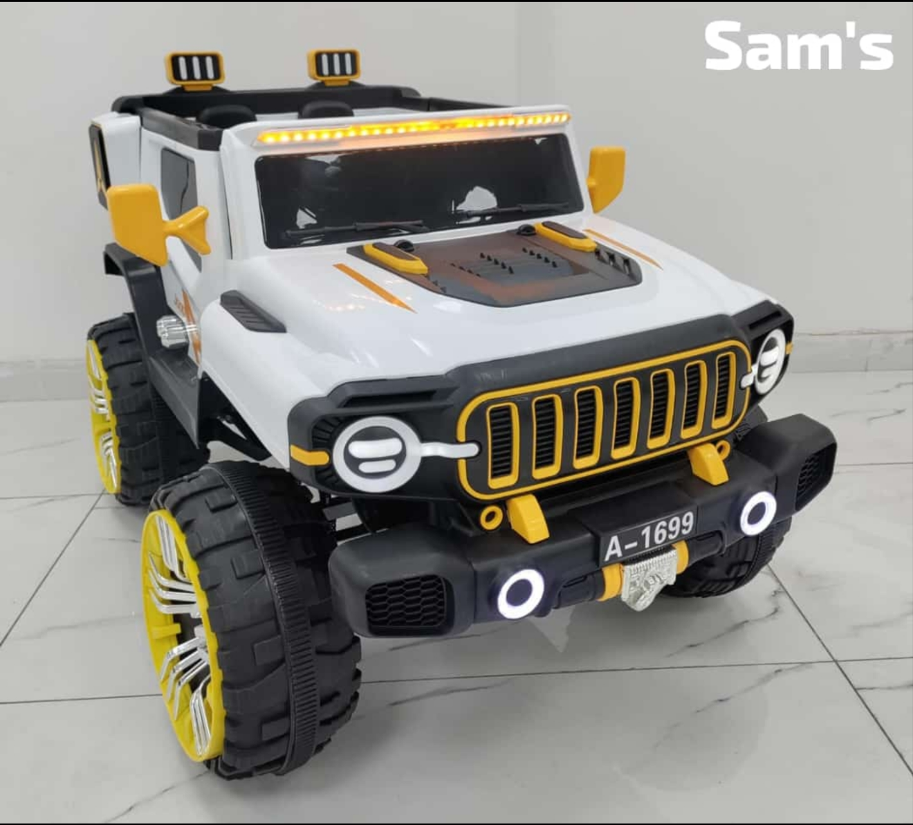 RIDE ON JEEP | BATTERY OPERATED JUMBO JEEP CAR | 4X4 | A-1699 | SAM'S TOY WORLD AHMEDABAD samstoy.in