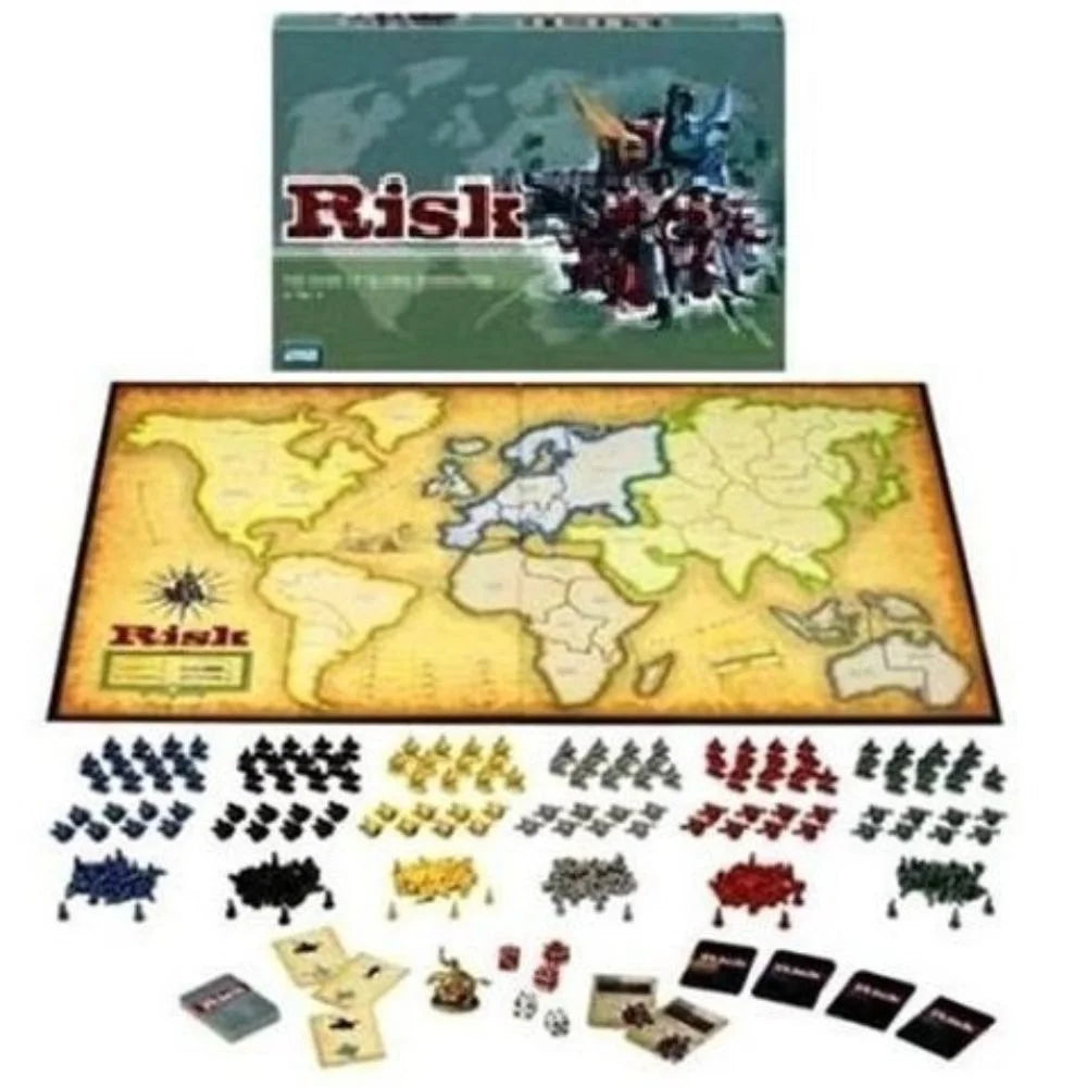 Risk Board Game: Conquer the World in Strategic Global Domination! (Ages 13+) Sam's Toys samstoy.in