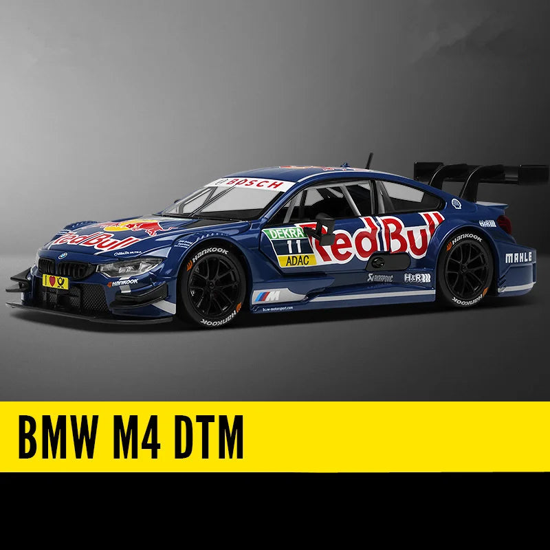 Sam's Toy World 1:24 BMW M4 GT3 AUDI R8 LMS WASA Joint Edition Alloy Sports Car Model Diecasts Metal Racing Car Model Sound Light kids Toys Gift