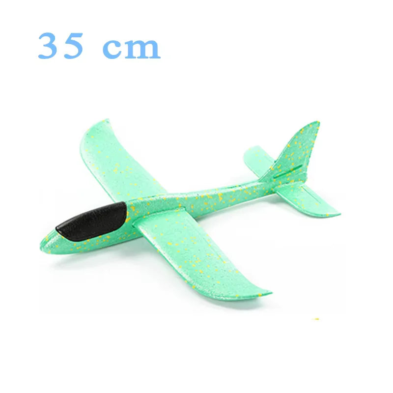 Sams Toy World Children's DIY Hand Throwing Airplane Toy Glider Fighter Flying Toy Foam Airplane Model Outdoor Game Party Bag Fillers For Kids