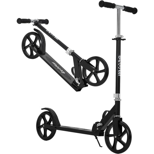 Sam's Toy World Ride Kick Scooter for Kids Teens & Adults Ages 3-12 Years, Foldable Lightweight Design, Large 2 Wheels, Adjustable Handlebar, Non-Slip Deck & Sturdy Aluminum Frame jumbo size