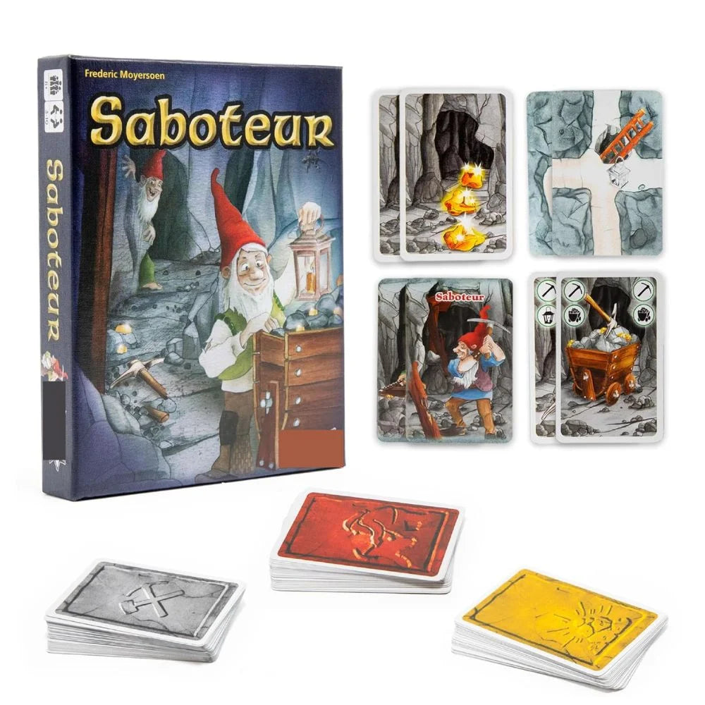 Saboteur: Thrilling Card Game for 3-10 players (8+ age) Sam's Toys world samstoy.in