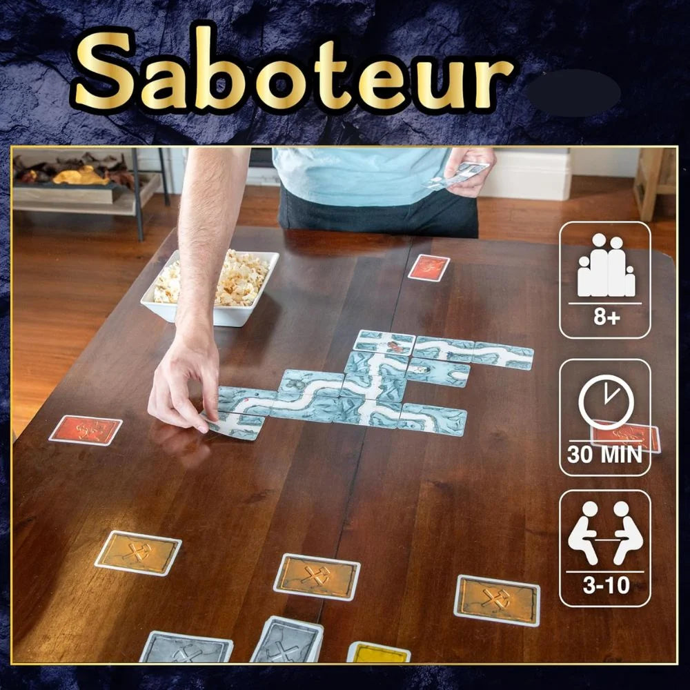 Saboteur: Thrilling Card Game for 3-10 players (8+ age) Sam's Toys world samstoy.in