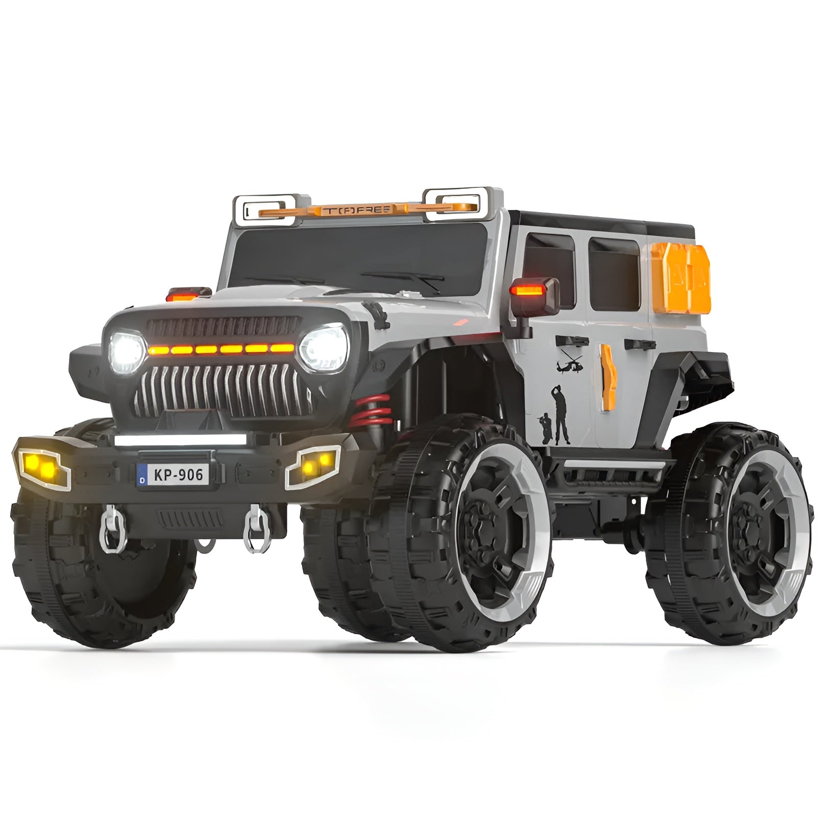 Sams Toy | KP 906 Kids Jeep Heavy Duty 4X4 | 100 Kg Weight Capacity | Ride on Jumbo Car - samstoy.in