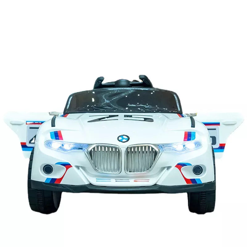 Sams Toy World BMW grill Z5 model | electric battery car for kids drawing | child (white) - samstoy.in