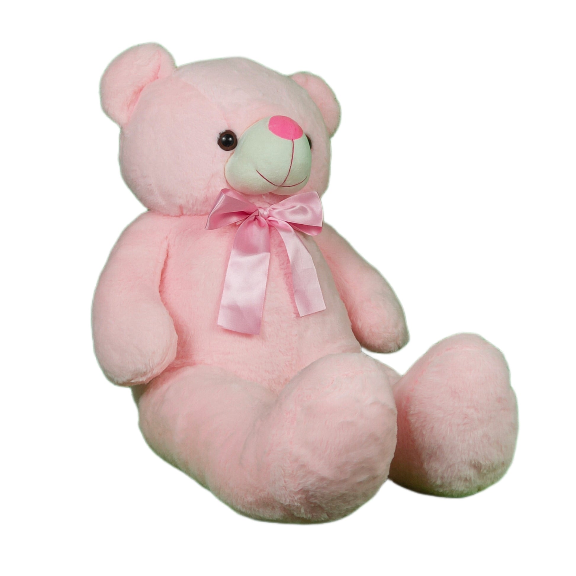 Sams Toy World Teddy Bear Plush Soft Toy For Ages 3 Years And Up - Pink, 95cm - samstoy.in - shop in Ahmedabad, Gujarat