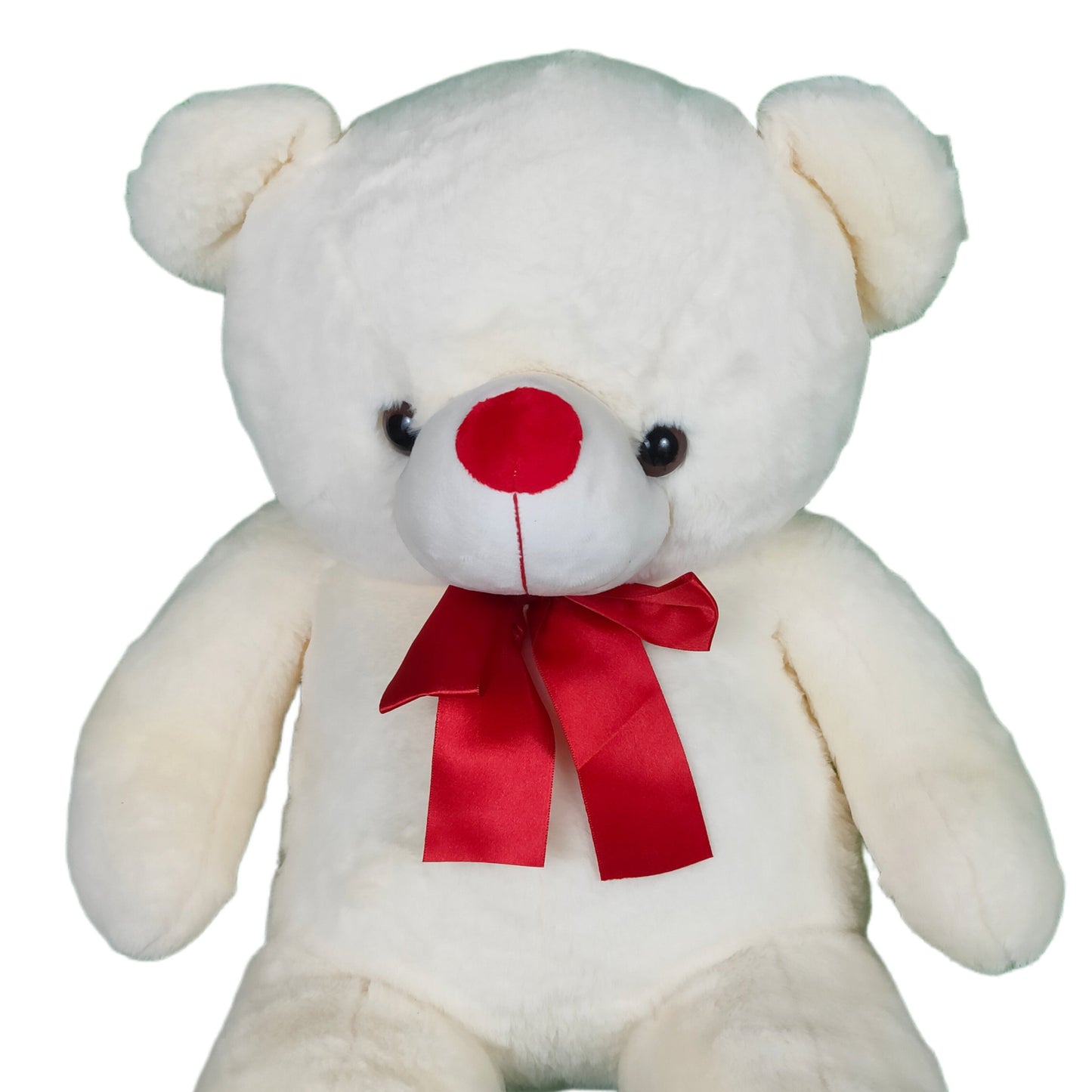 Sams Toy World Teddy Bear Plush Soft Toy For Ages 3 Years And Up - white, Brown, 95cm - samstoy.in - shop in Ahmedabad, Gujarat