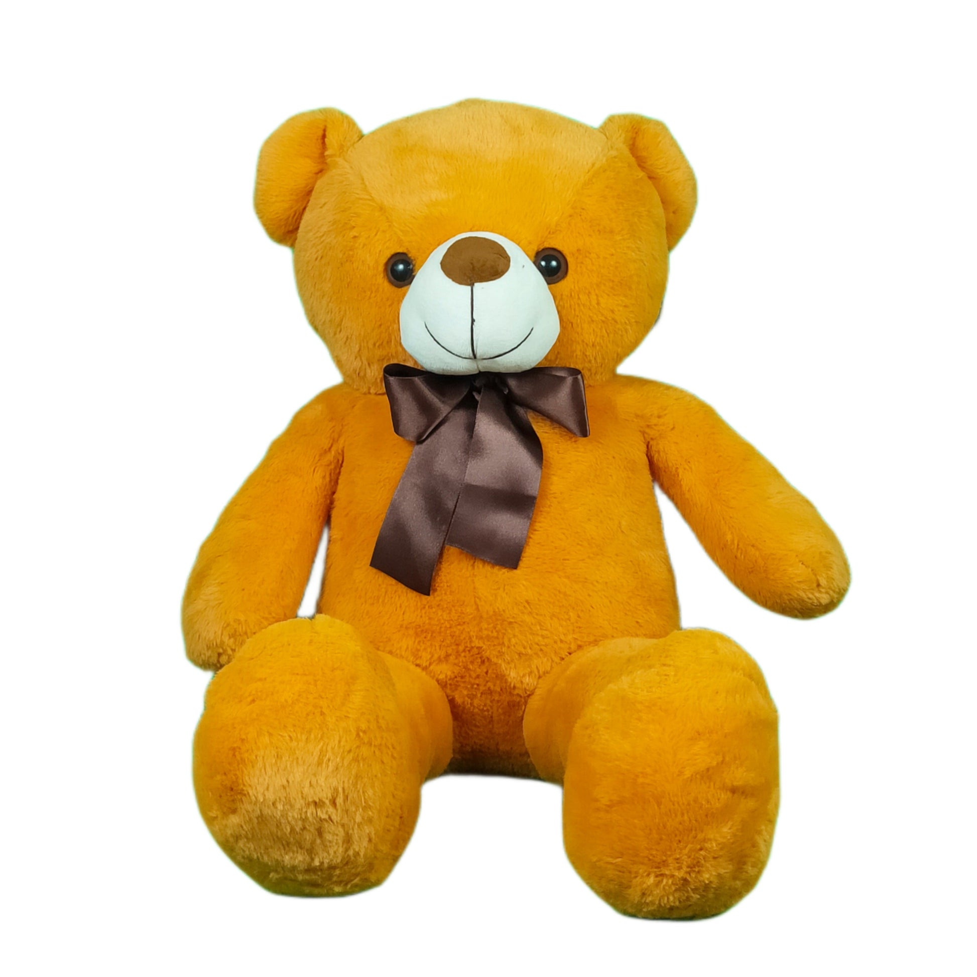 Sams Toy World Teddy Bear Plush Soft Toy For Ages 3 Years And Up - white, Brown, 95cm - samstoy.in - shop in Ahmedabad, Gujarat