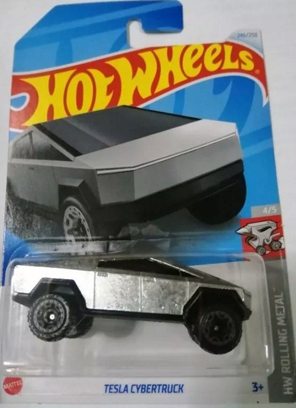 Tesla Cybertruck
2024 Hot Wheels Mainline HW Rolling Metal | Q Case | Sams Toy Ahmedabad