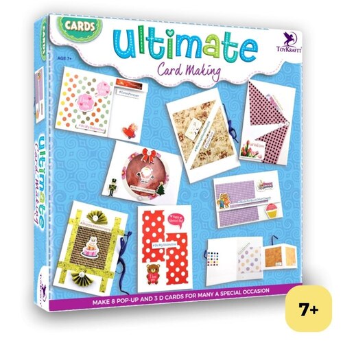 Ultimate Card Making - Do It Yourself Card Making Activity Kit for Kids Aged 7 Years to Adults Sam's Toys world samstoy.in