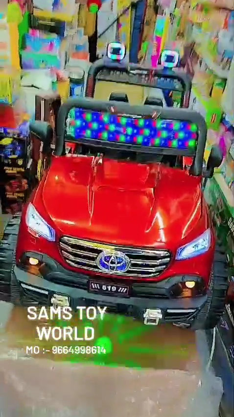 Sams Toy World | 2025 electric battery car for kids Toyata | ride on jeep in Ahmedabad Gujarat