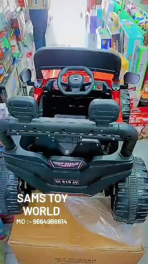 Sams Toy World | 2025 electric battery car for kids Toyata | ride on jeep in Ahmedabad Gujarat