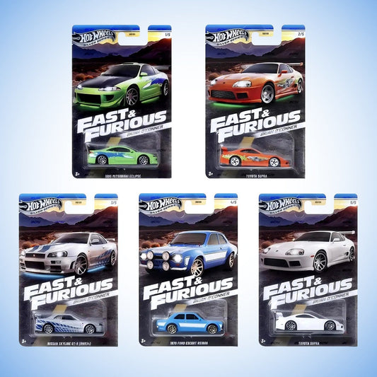 Hot Wheels Fast & Furious Themed Assortment 2025 Mix 1H - Brian O'Conner | Sams World Ahmedabad