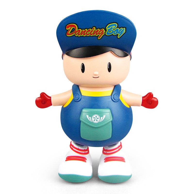 Electric Dancing Big Head Boy Doll Toy