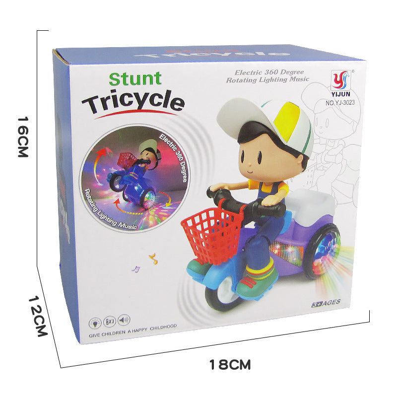Baby electric tricycle dancing toy with colorful lights for ages 1 and up from Sam's Toy World