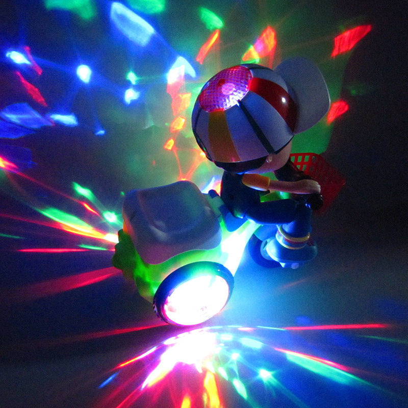 Baby electric tricycle dancing toy with colorful lights for toddlers from Sam's Toy World