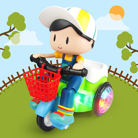 Sam's Toy World Baby electric tricycle dancing toy with lights, suitable for toddlers aged 1-3 years