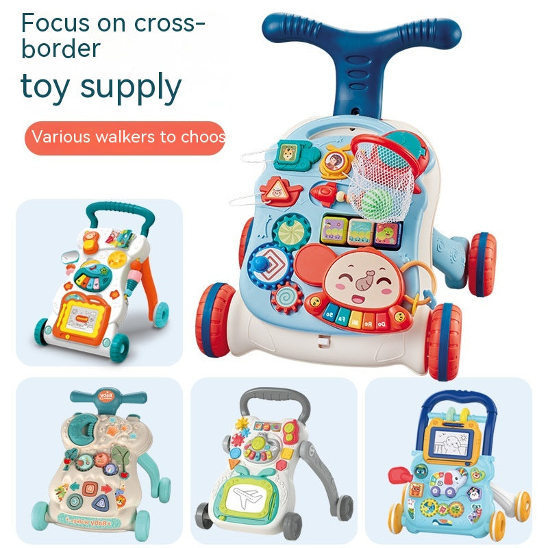 Baby Walker Sam's World Ahmedabad in blue and red for infants aged 6-18 months from Sam's Toy World