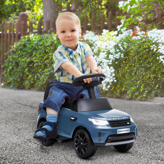 Bay push n go car dumper leg pushing car in blue for toddlers, perfect for outdoor play at Sam's Toy World