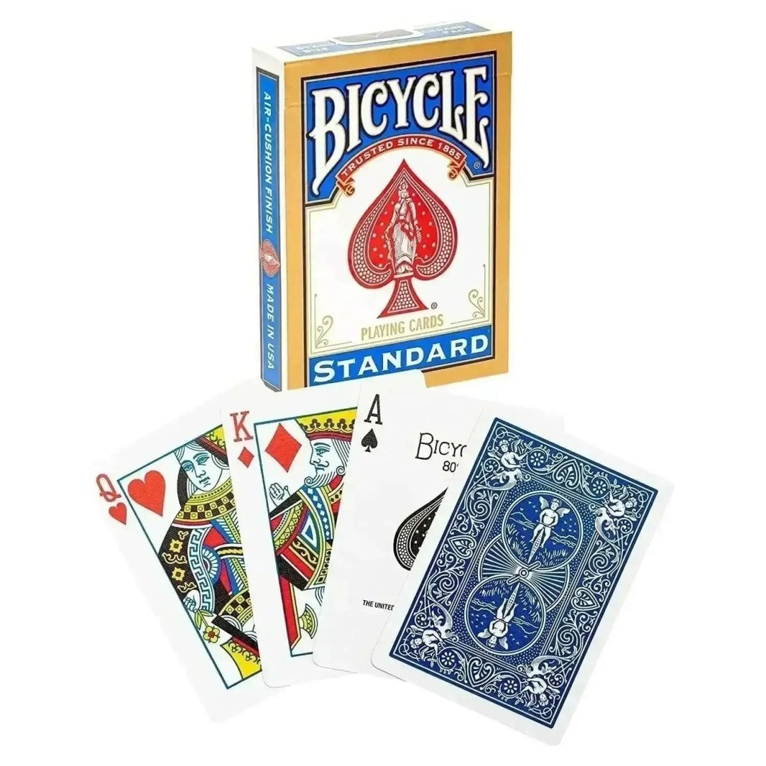 Bicycle standard playing cards, colorful face cards, for games of playing cards and family fun