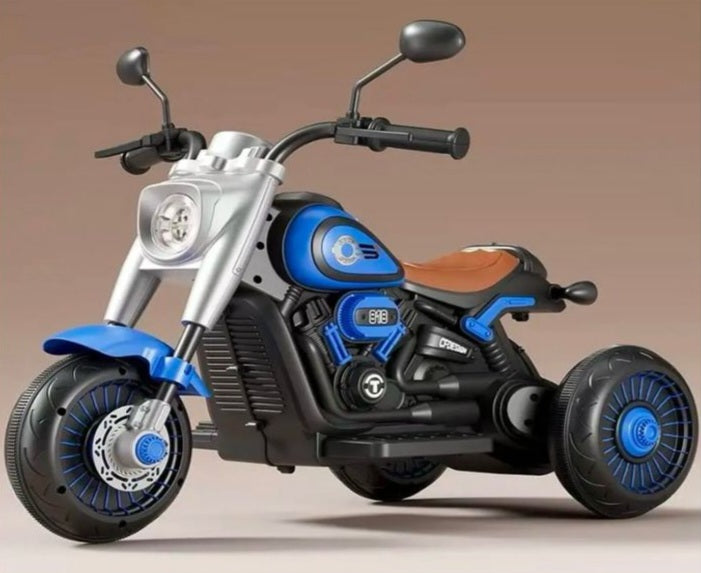 Stylish kids bike in blue and black design, perfect for young riders in Ahmedabad Gujarat with warranty