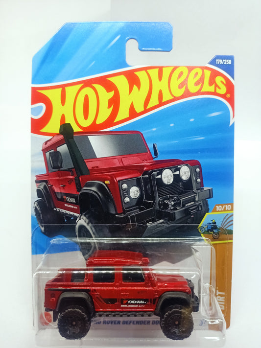 Buy Hot Wheels Defender Daicast Sams Ahmedabad Red Land Rover Defender toy car in package