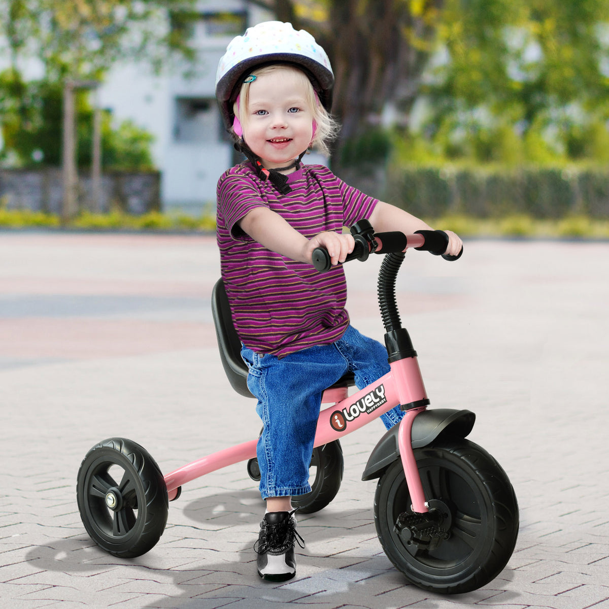 Kids Trike Toddler Tricycle Children Ride On 3 Wheels Bike For 1.5 - 4 Years Pink