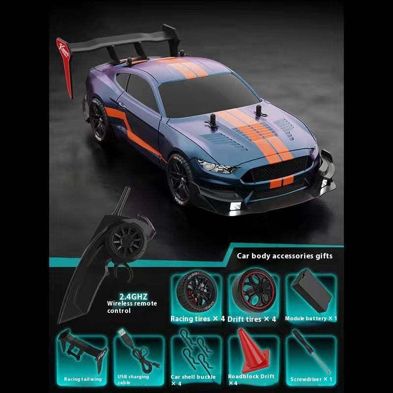 Remote Control Four-wheel Drive Drift Car Charging 24G Competition Car Model Toy