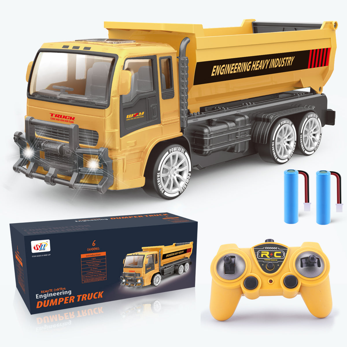 2025 Remote-controlled Engineering Vehicle Toys, Dump Truck Toys,Kids Gifts