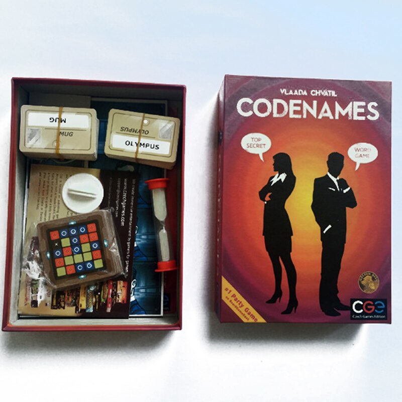 Codenames board game box with cards sand timer and cardholders buy Codenames family game Ahmedabad Gujarat online India