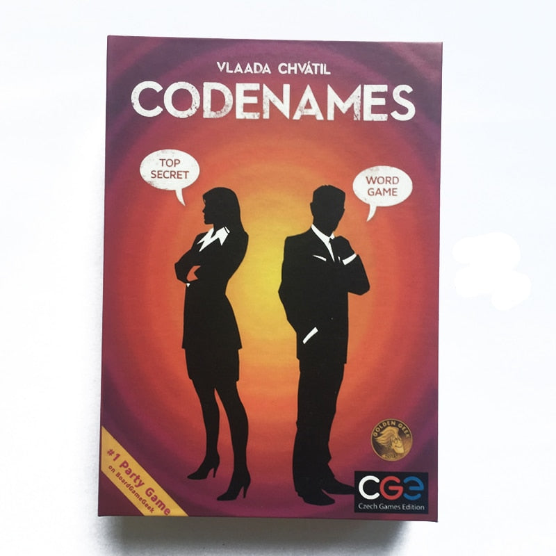 Codenames board game box with silhouetted agents and speech bubbles buy Codenames family game Ahmedabad Gujarat online India
