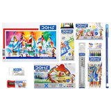 Doms art strokes Kit | Perfect Value Pack | Kit For School Essentials | Gifting Range For Kids | Combination of 8 Stationery Items | mrp ₹:149 | Sam's Toy Ahmedabad