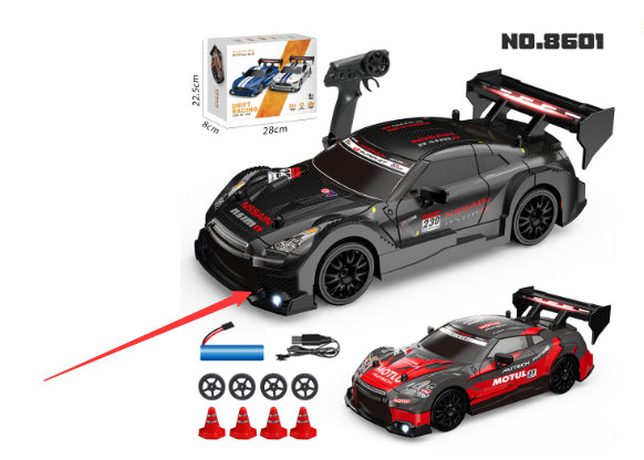 Drifting Stunt rc car with remote in black for ages 8 and up, available at Sam's Toy World