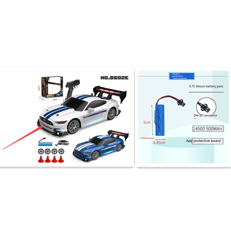 Drifting Stunt RC car with remote in blue for kids ages 6 and up from Sam's Toy World