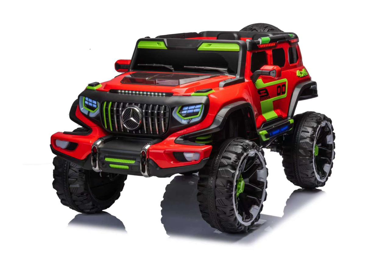 Durable Kids Ride on jeep 4x4 discount price on Online red and green 4x4 ride on toy jeep for kids