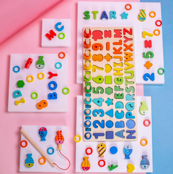 Toddler Toy Number Building Block Puzzle
