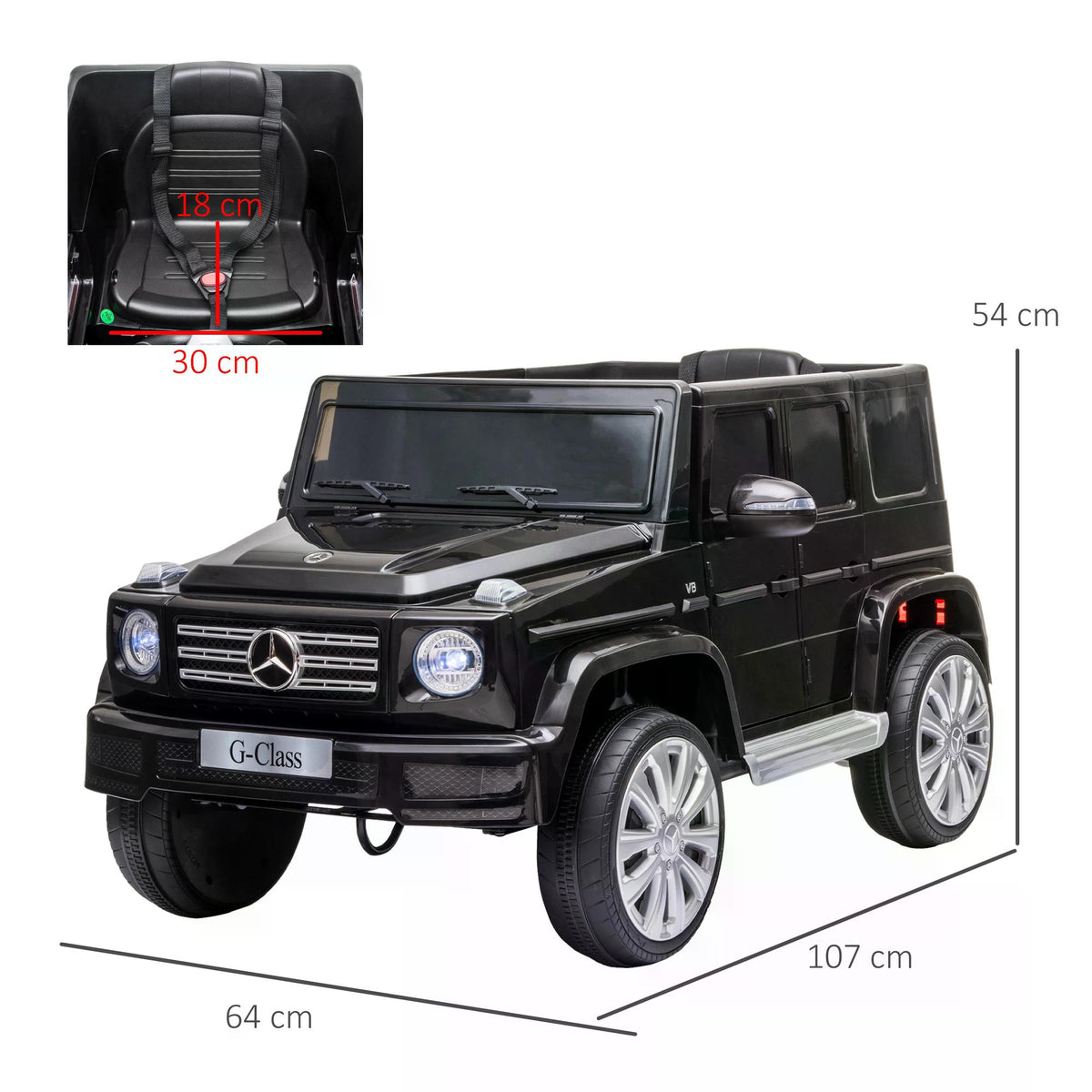 G500 12V Kids Electric Ride On Car Toy WRemote Control