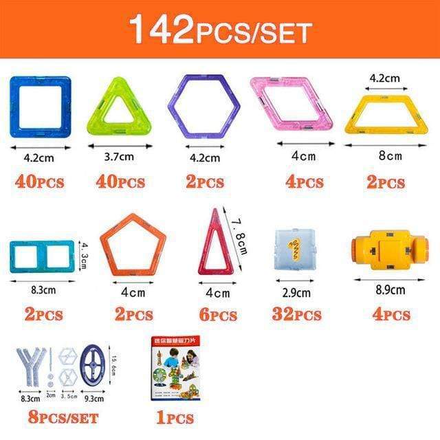 Sam's Toy World Building Blocks DIY Magnets Toys For Kids Designer Construction Set Gifts For Children Toys