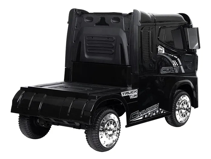 Black Electric Ride-On Heavy-Duty Truck with Remote & Manual Drive for ages 3-8 from Sam's Toy World in Ahmedabad Gujarat