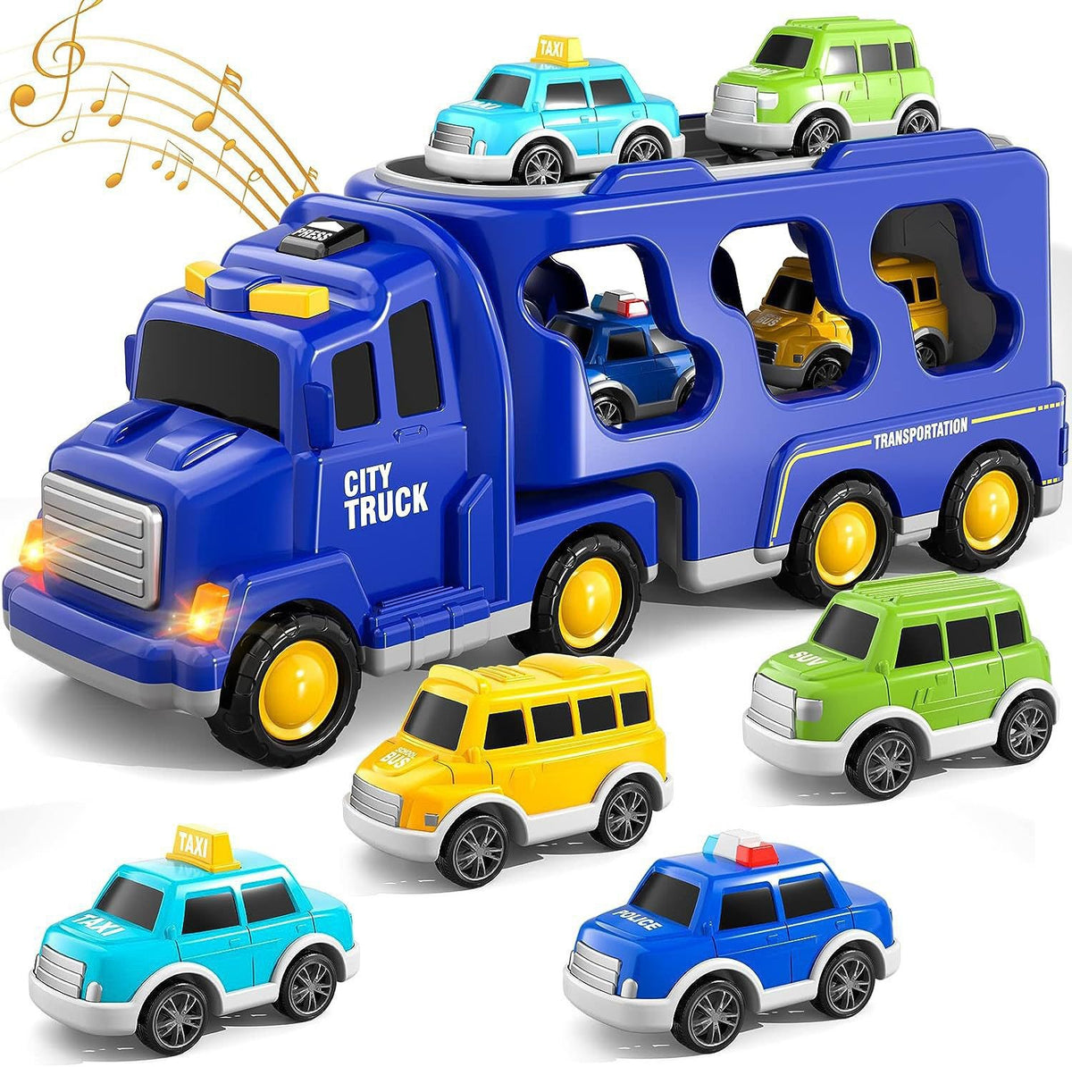 Engineering monster truck toy trucks in blue with multiple vehicles for ages 3 and up from Sam's Toy World