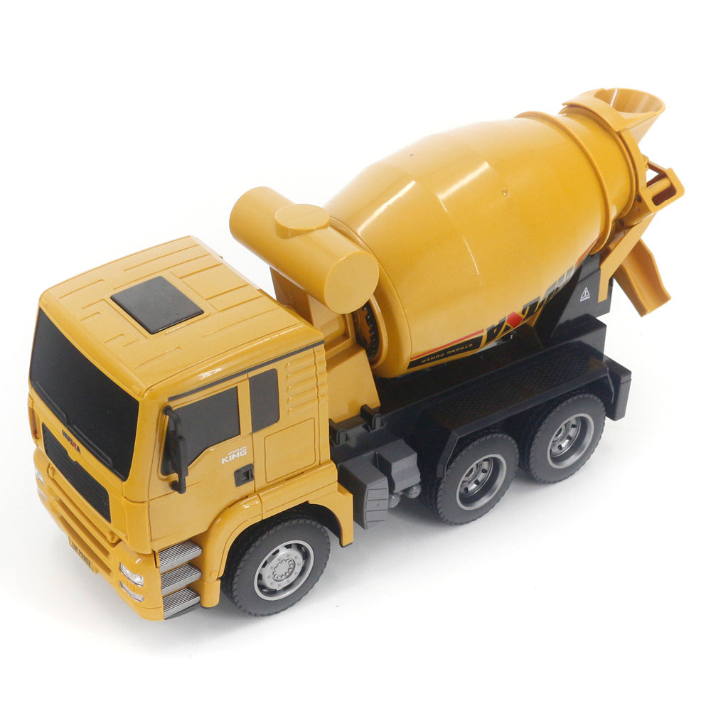 Large Remote-Controlled Mixer Engineering Vehicle Model Electric Toy For Kids