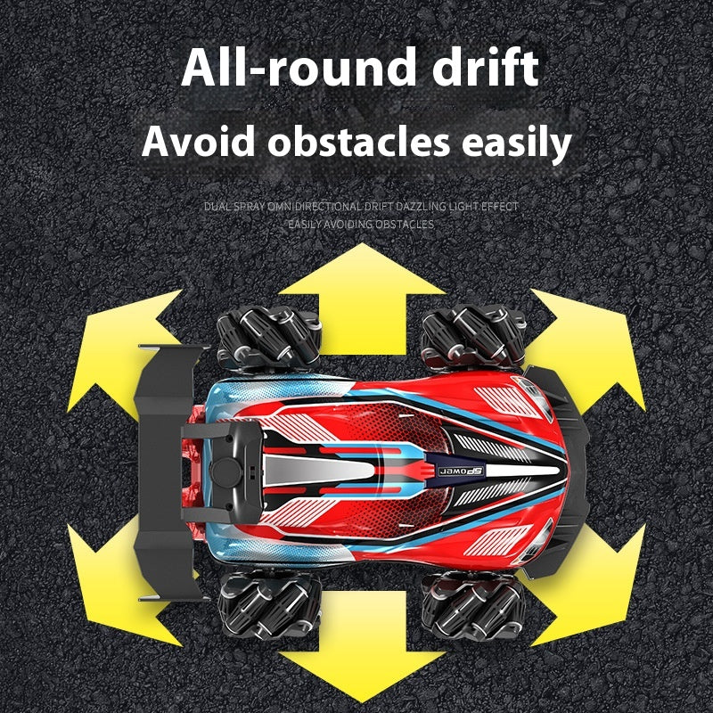 High-speed Light Drift Remote Control Double Spray Children's Toy Car