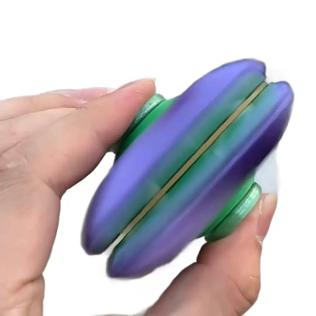 Sam's Toy World Green and Purple Fidget Spinner Sensory Fidget Spinners for Ages 6 and Up