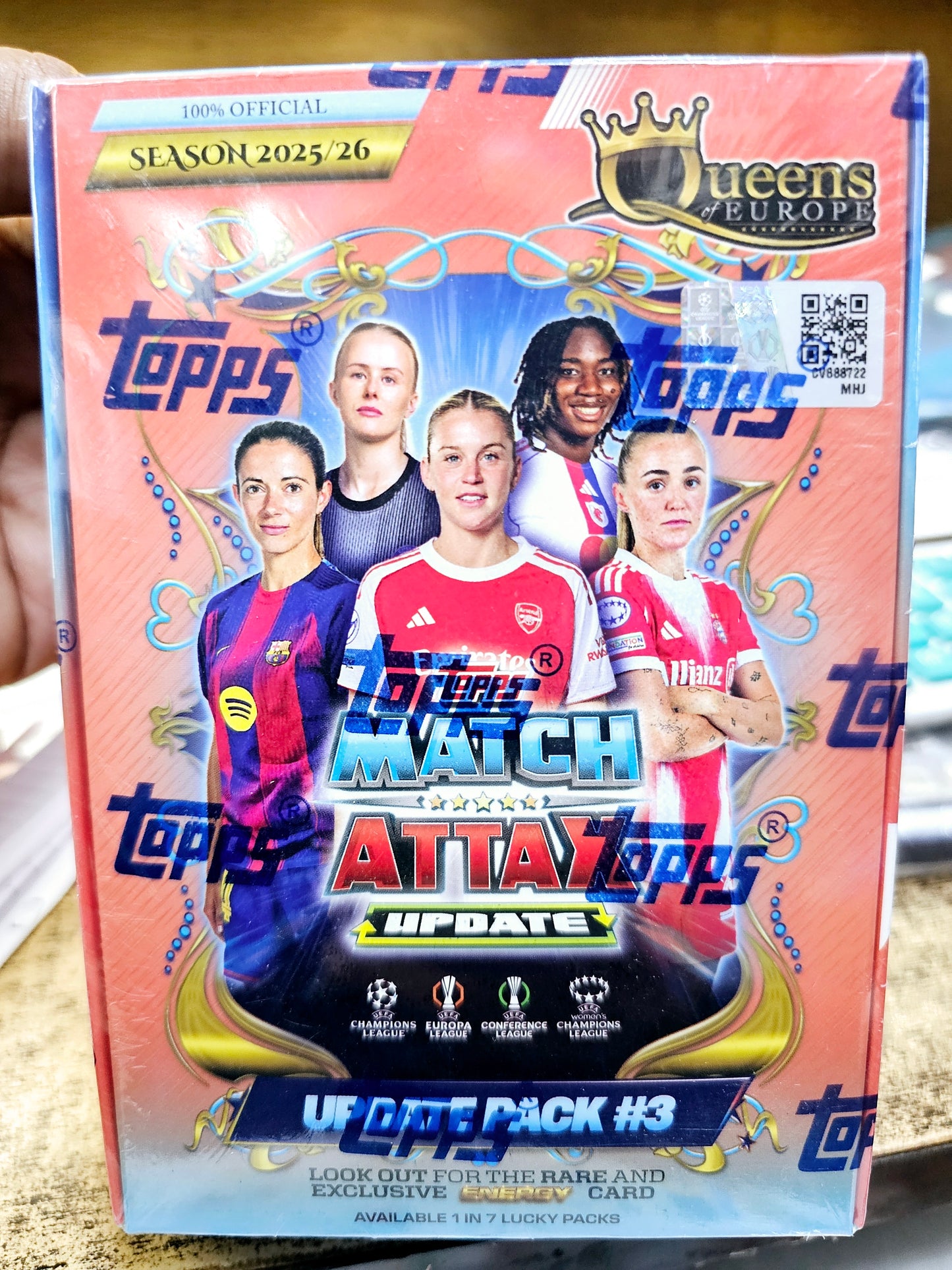 Topps Match Attax football cards update pack featuring multiple players, ideal for collectors at Sam's Toy World