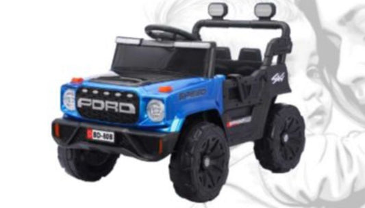 Blue two seat ride on jeep toy 2025 battery operated car for kids Ford BH 80 B Gujarat online India