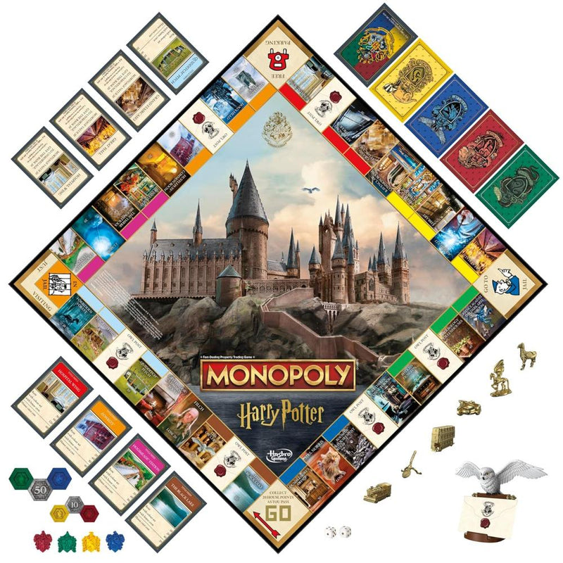 Harry Potter Monopoly Game at Sam's Toy Ahmedabad, colorful board with Hogwarts theme, for family fun and strategy