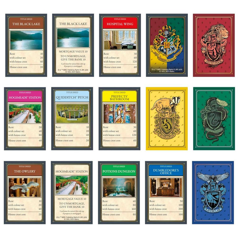 Harry Potter Monopoly Game at Sam's Toy Ahmedabad featuring colorful property cards and game details